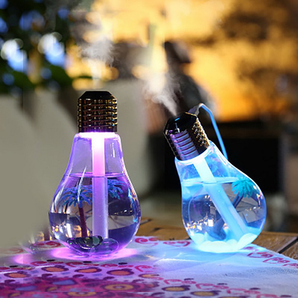 Bulb Humidifier Oil Diffuser with Lights