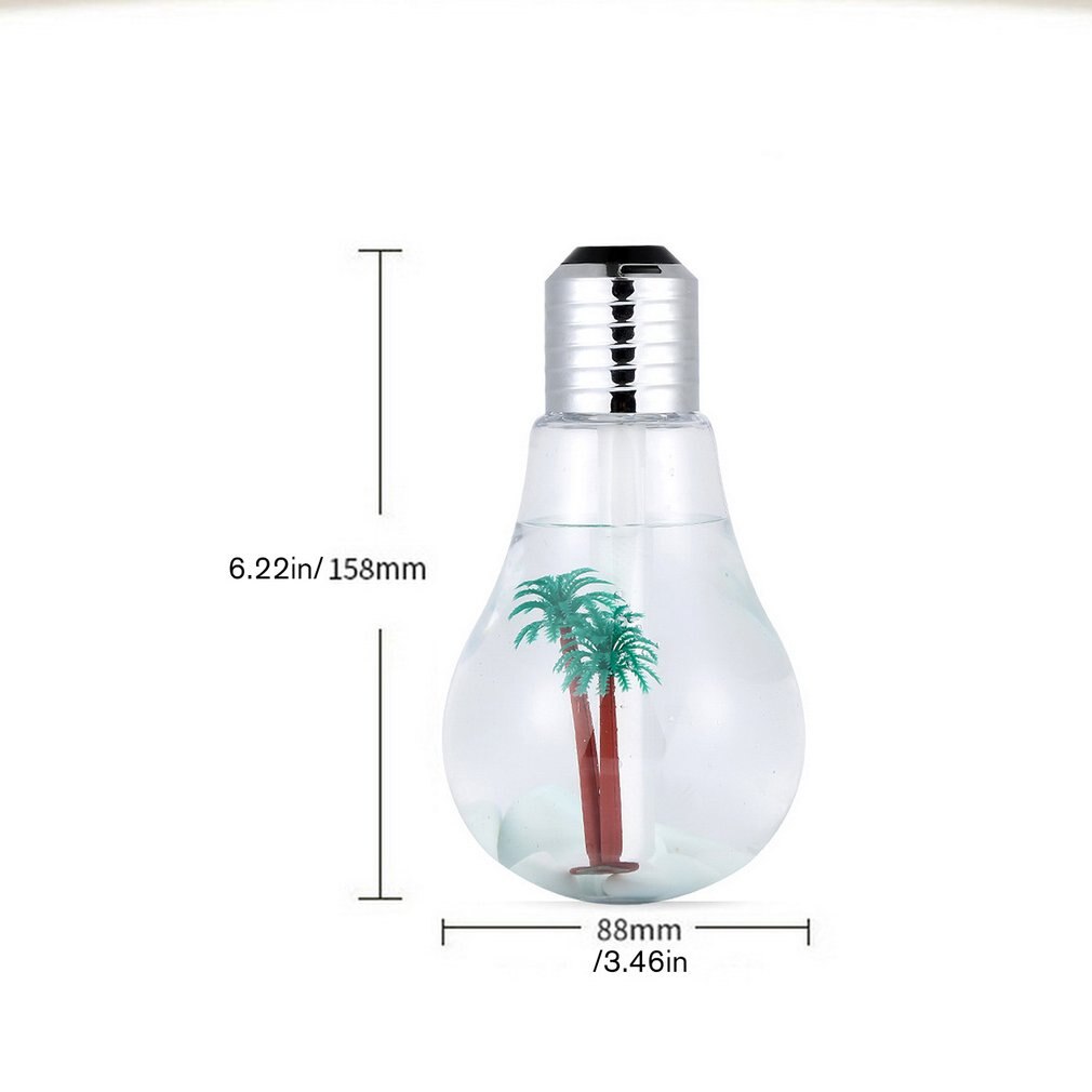Bulb Humidifier Oil Diffuser with Lights