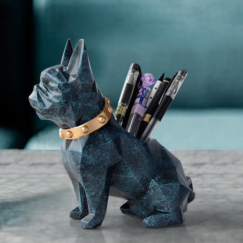 Bulldog Design Dog Pen Holder Bulldog Design Dog Pen Holder