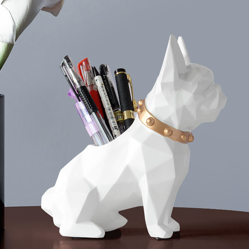 Bulldog Design Dog Pen Holder Bulldog Design Dog Pen Holder
