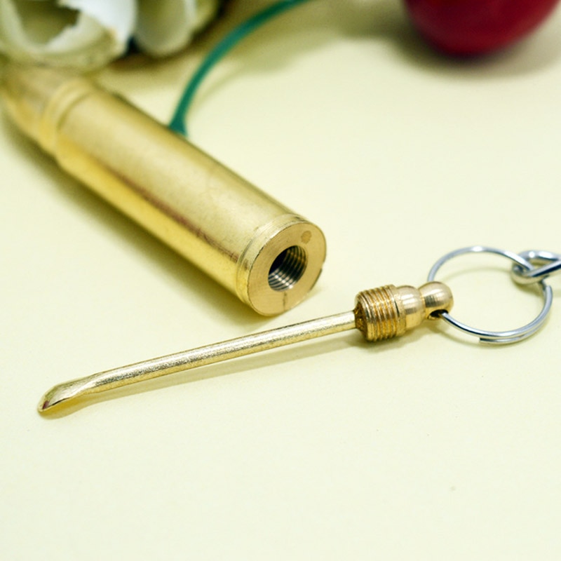 Bullet Keychain with Removable Ear Pick Tool Bullet Keychain with Removable Ear Pick Tool