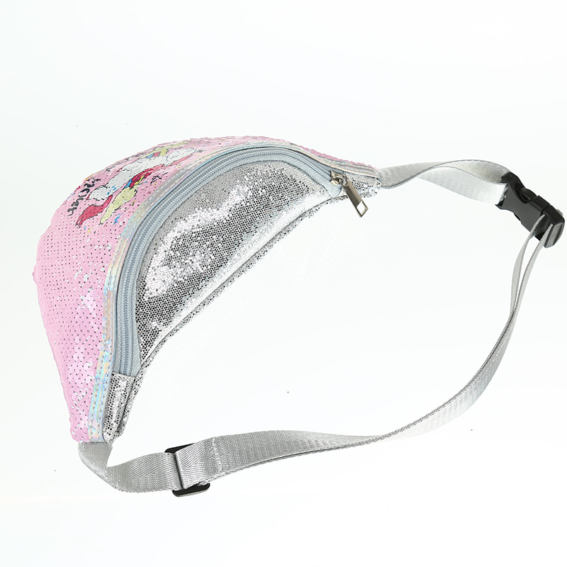 Bum Bag Ladies Unicorn Sequins