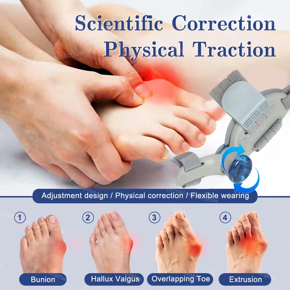 Bunion Corrector Adjustable Hallux Valgu Big Toe Valgus Corrector Rotatable Toe Corrector Straightener Adjustable Toe Bunion Corrector Adjustable Hallux Valgu Big Toe Valgus Corrector Rotatable Toe Corrector Straightener Adjustable Toe