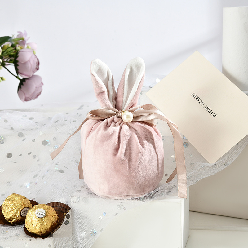 Bunny Ears Bags for Easter Party (5 Pcs)