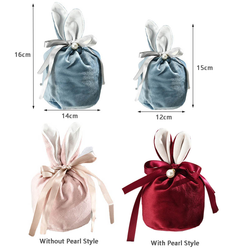 Bunny Ears Bags for Easter Party (5 Pcs)