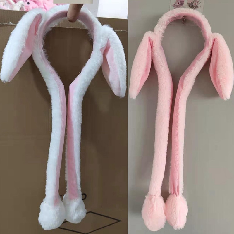 Bunny Hat Moving Ears Headwear