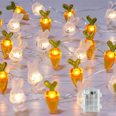 Bunny LED Easter String Lights