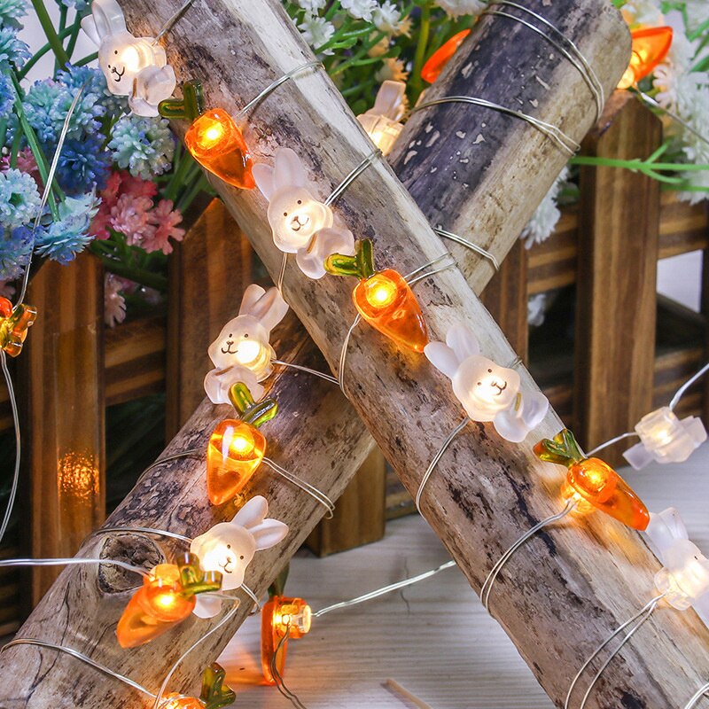 Bunny LED Easter String Lights