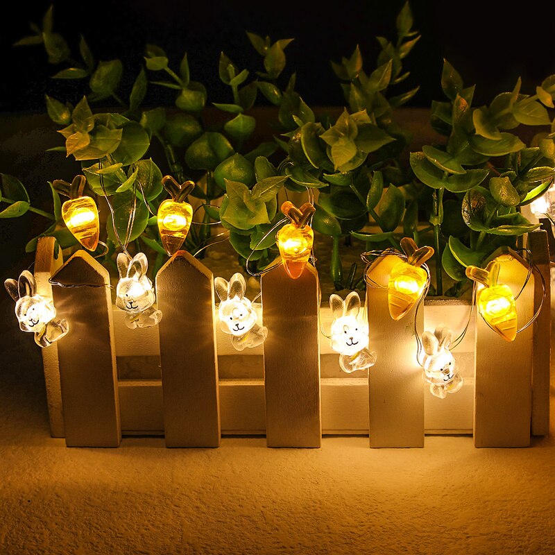 Bunny LED Easter String Lights