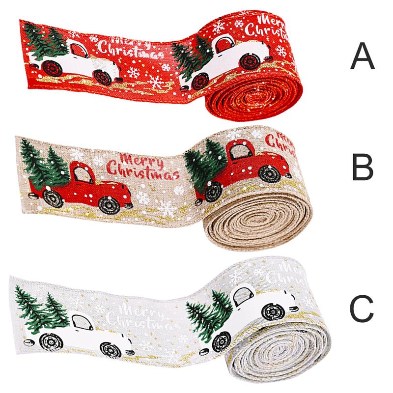 Burlap Christmas Tree Ribbon