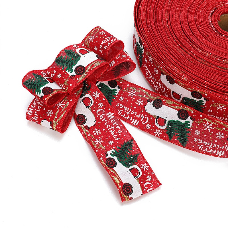 Burlap Christmas Tree Ribbon