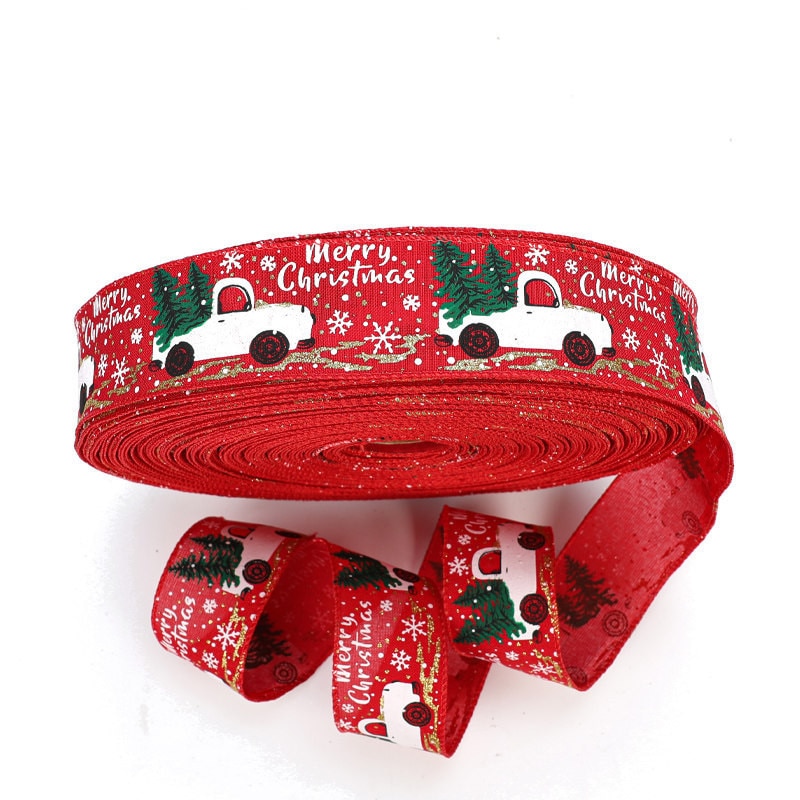 Burlap Christmas Tree Ribbon