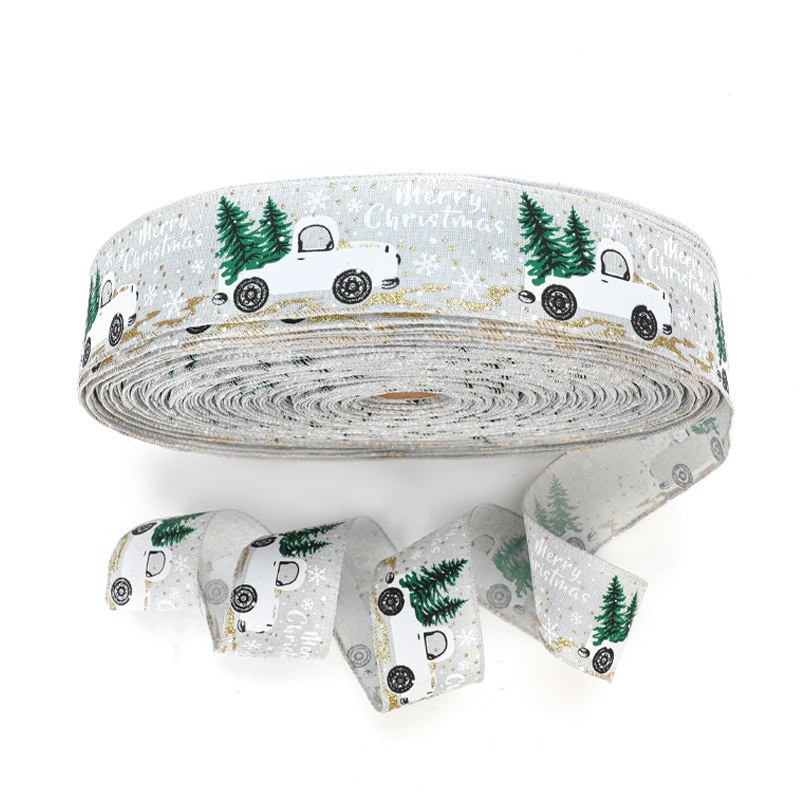 Burlap Christmas Tree Ribbon