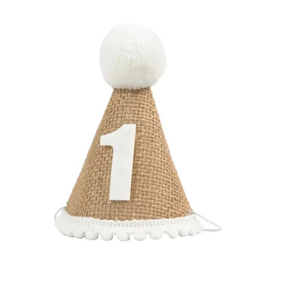 Burlap Hat Baby Birthday Party Linen Felt Hat 1st to 9th Years Kids Baby Shower Hat Birthday Headband Decoration Burlap Hat Baby Birthday Party Linen Felt Hat 1st to 9th Years Kids Baby Shower Hat Birthday Headband Decoration