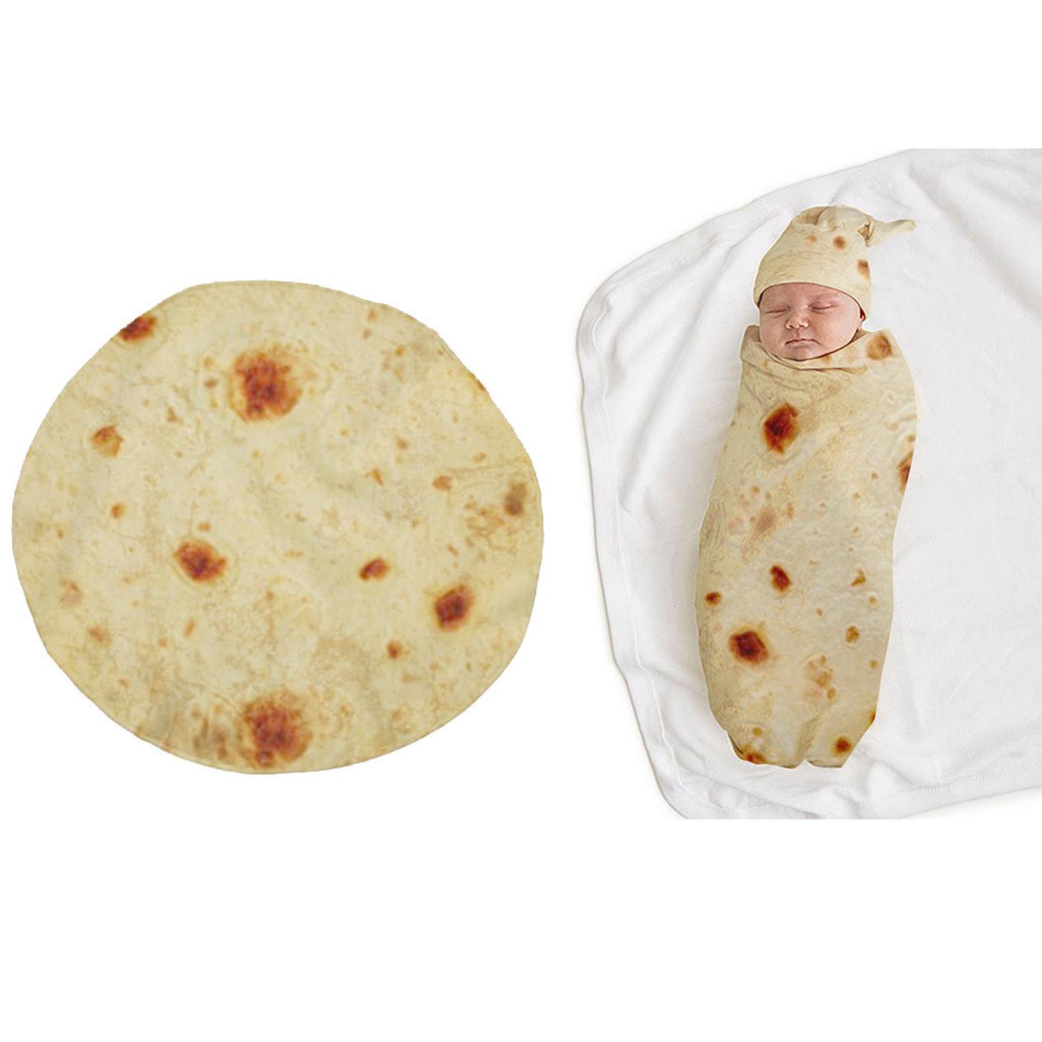 Burriton Baby Blanket with Hat Set Burriton Baby Blanket with Hat Set