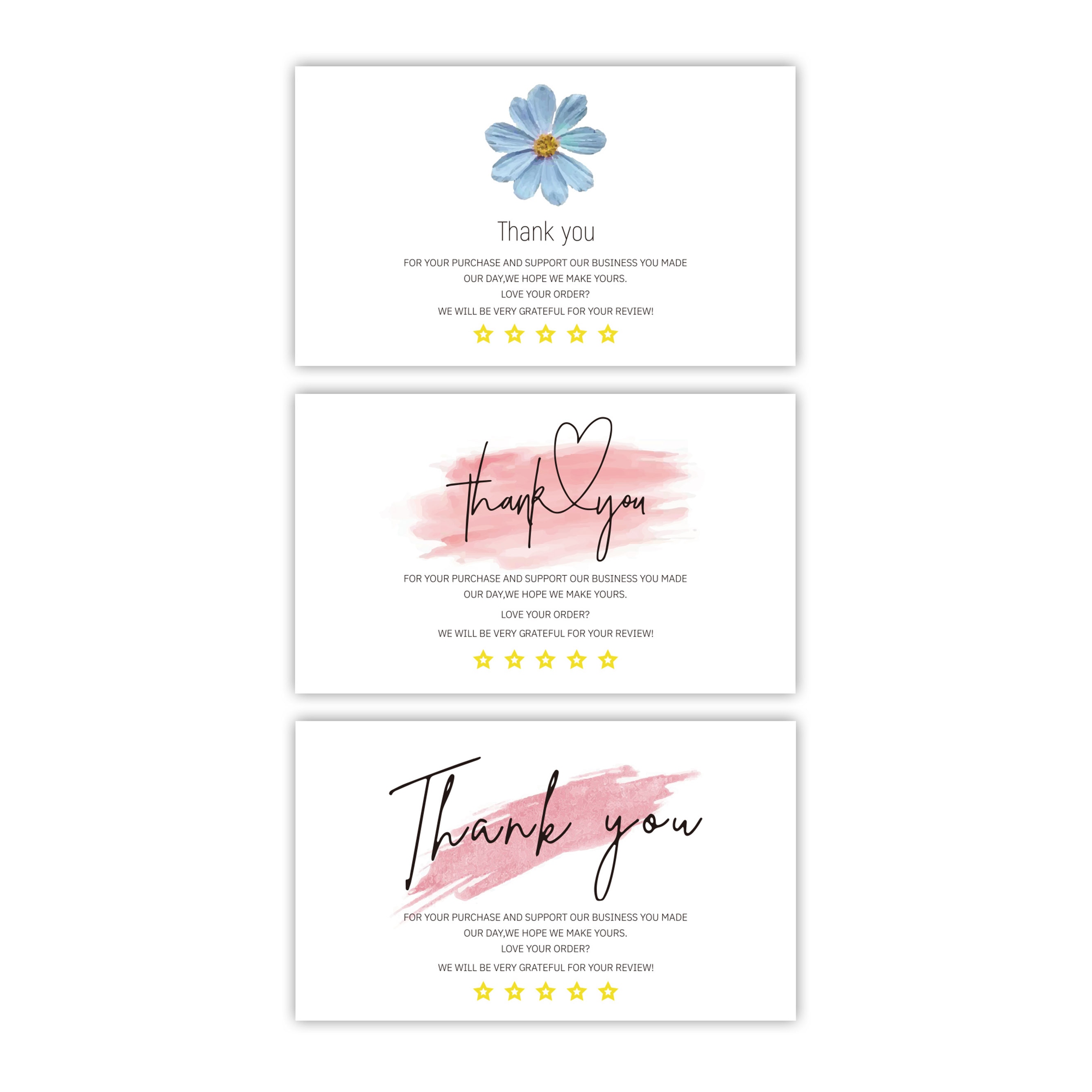 Business Thank You Cards (30 pcs) Business Thank You Cards (30 pcs)