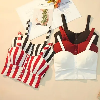 Bustier Top Crop Ribbed Tank Top Bustier Top Crop Ribbed Tank Top