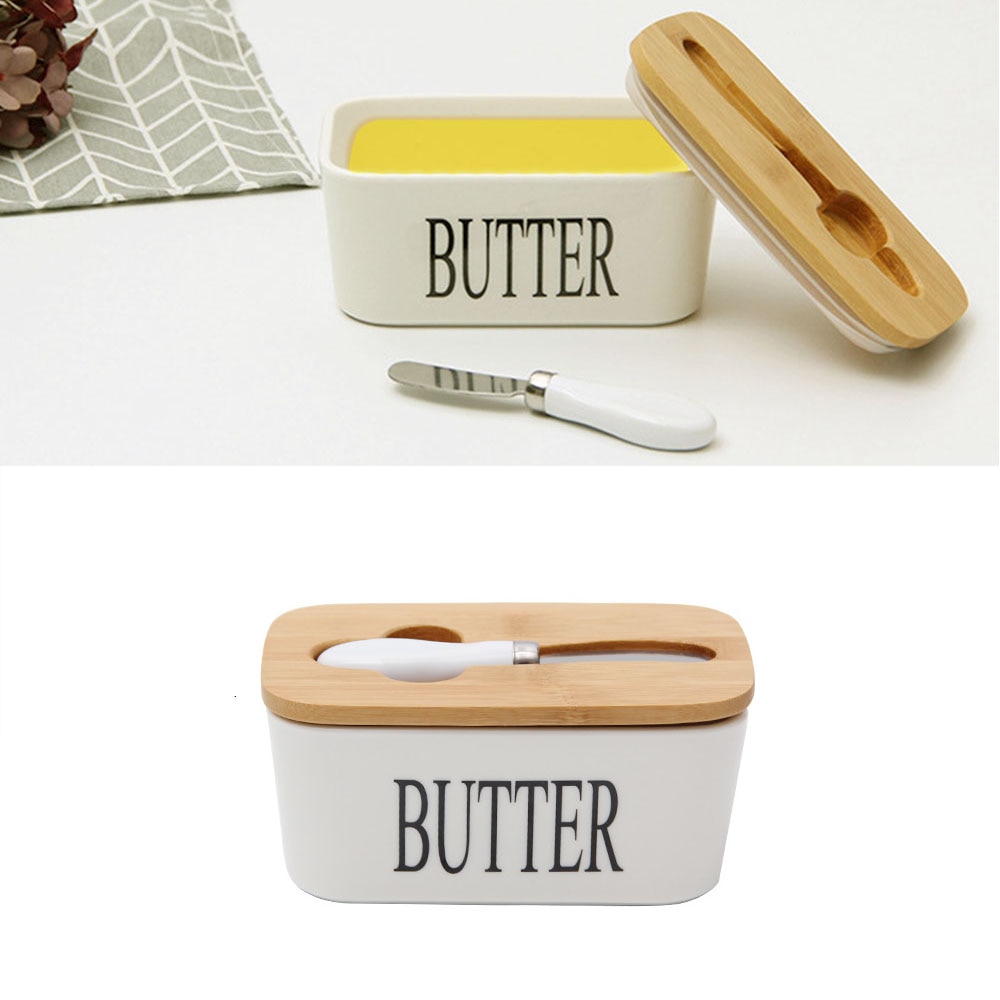 Butter Box with Knife Storage Container Butter Box with Knife Storage Container