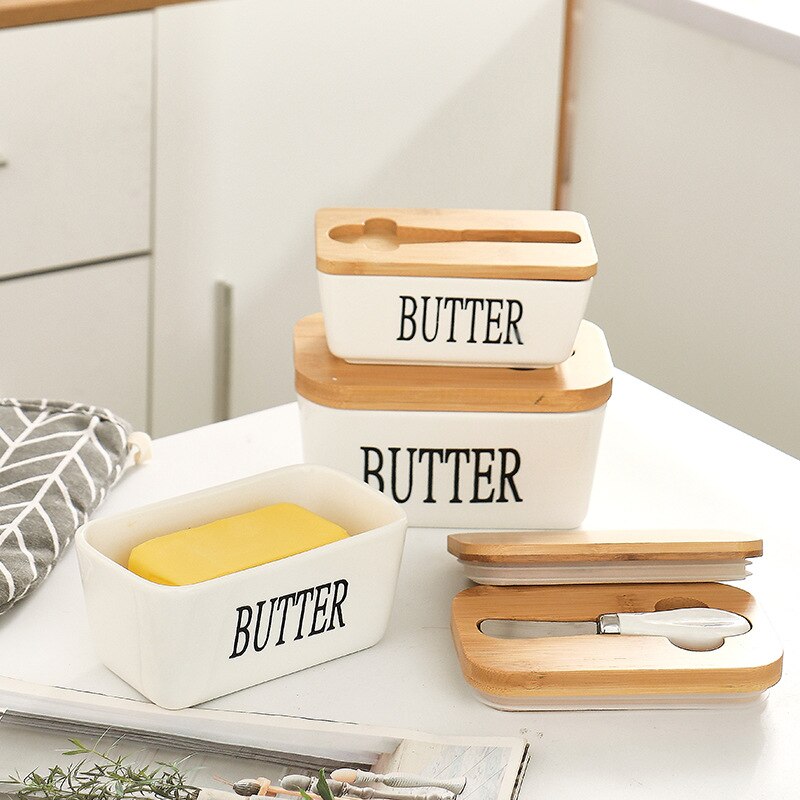 Butter box with Lid and Knife Butter box with Lid and Knife