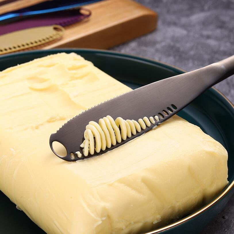 Butter Knife Cheese Cutter with Hole Cheese Grater Stainless Steel Kitchen Accessories Wipe Cream Bread Jam Tools Butter Knife Cheese Cutter with Hole Cheese Grater Stainless Steel Kitchen Accessories Wipe Cream Bread Jam Tools