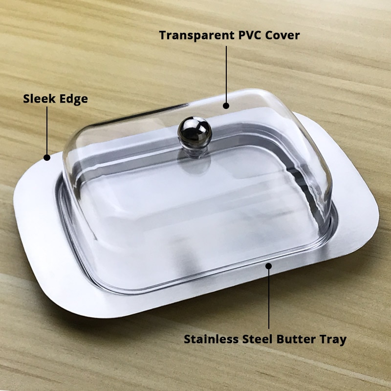 Butter Tray with Lid Cheese Container