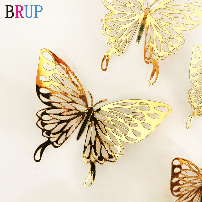 Butterfly 3D Wall Decors Wall Stickers (12Pcs) Butterfly 3D Wall Decors Wall Stickers (12Pcs)