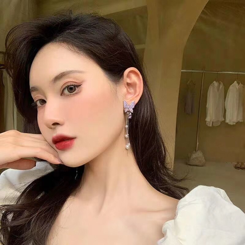 Butterfly Dangling Earrings for Women