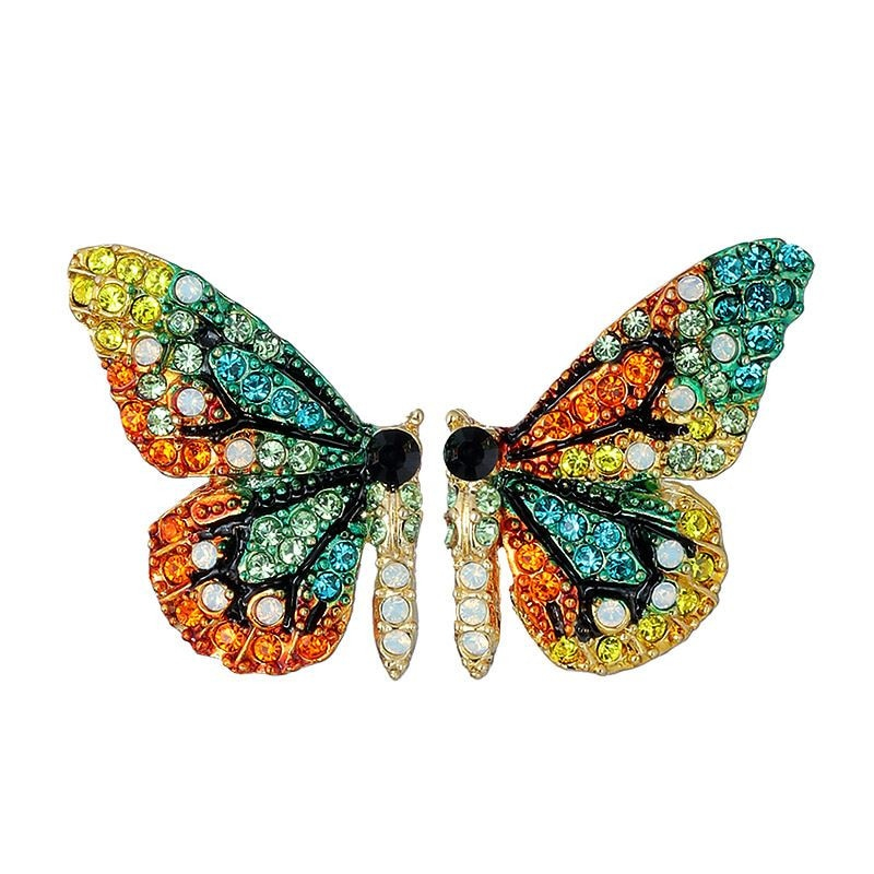 Butterfly Earrings Colorful Ear Stud Butterfly Earrings Colorful Ear Stud