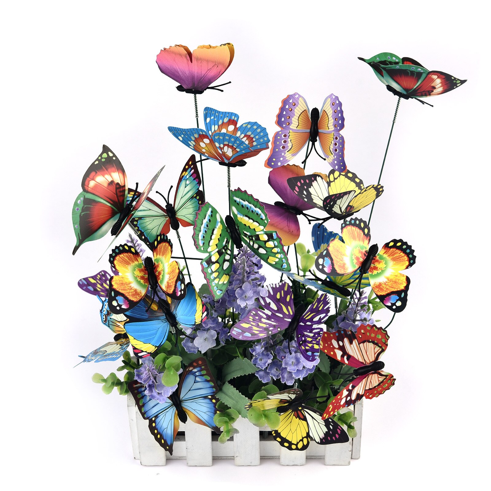 Butterfly Garden Decors Sticks (24 Pcs) Butterfly Garden Decors Sticks (24 Pcs)