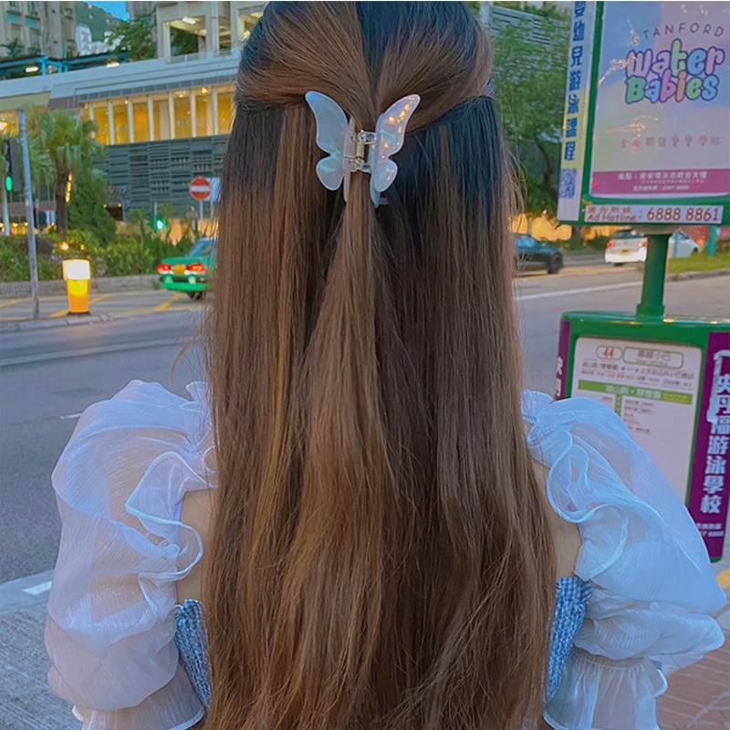 Butterfly Hair Claw Barrettes Accessory