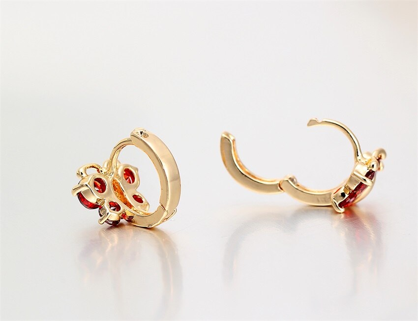 Butterfly Hoop Earrings Cute Ladies Jewelry Butterfly Hoop Earrings Cute Ladies Jewelry