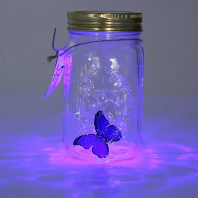 Butterfly Jar LED Novelty Decor Butterfly Jar LED Novelty Decor