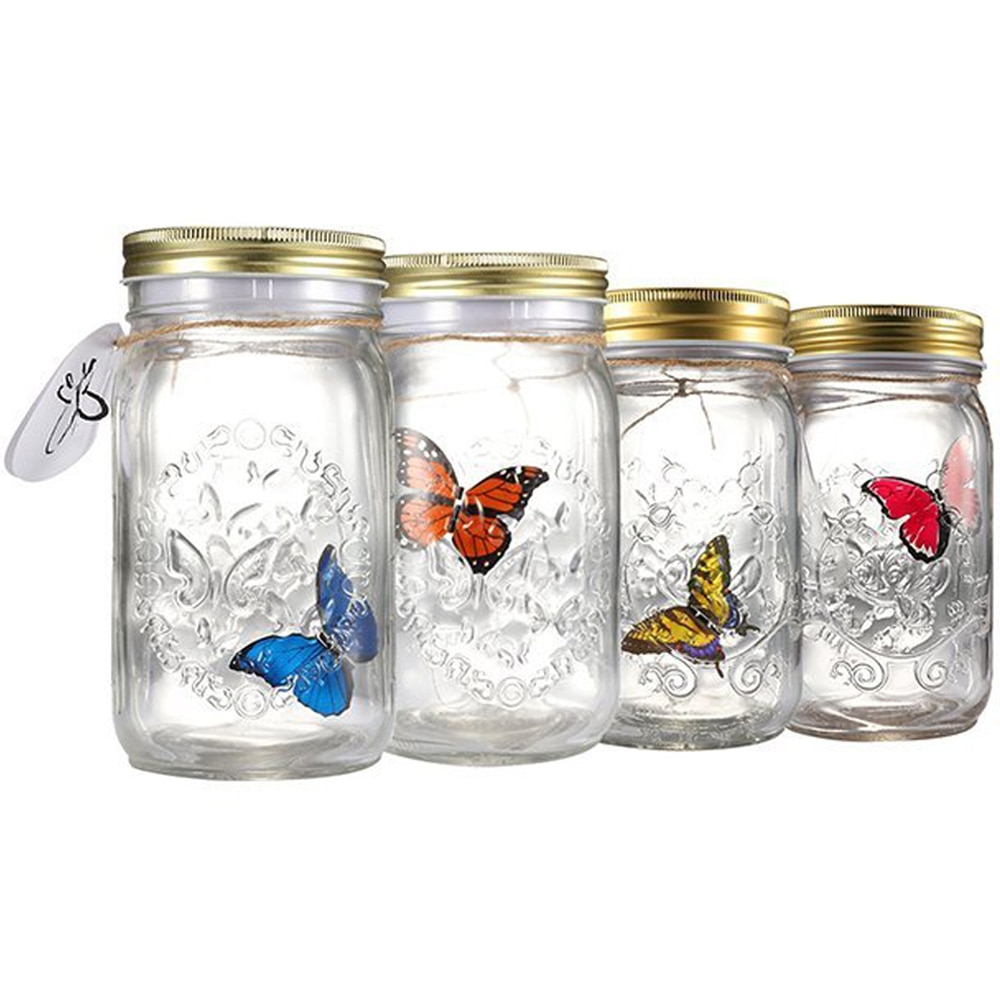 Butterfly Jar LED Novelty Decor Butterfly Jar LED Novelty Decor
