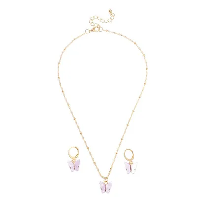Butterfly Jewelry Set Trendy Accessories