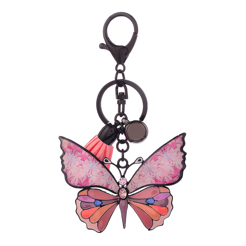 Butterfly Keychain Ladies Handbag Charm Butterfly Keychain Ladies Handbag Charm