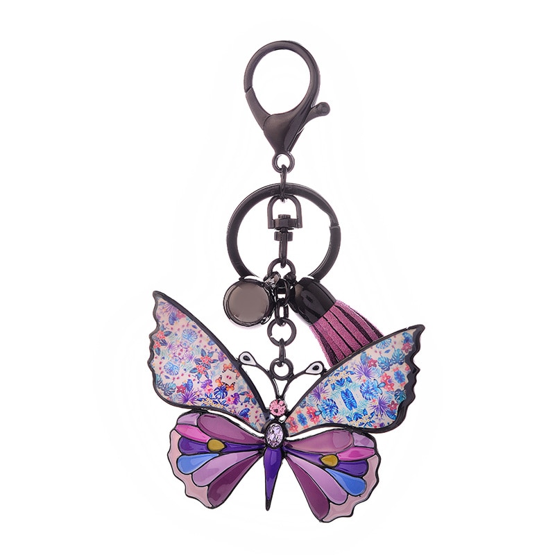 Butterfly Keychain Ladies Handbag Charm Butterfly Keychain Ladies Handbag Charm