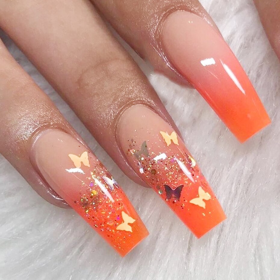 Butterfly Nail Glitter Manicure Sequins Butterfly Nail Glitter Manicure Sequins
