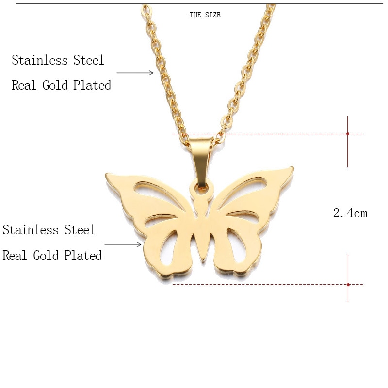 Butterfly Necklace Ladies Jewelry Butterfly Necklace Ladies Jewelry