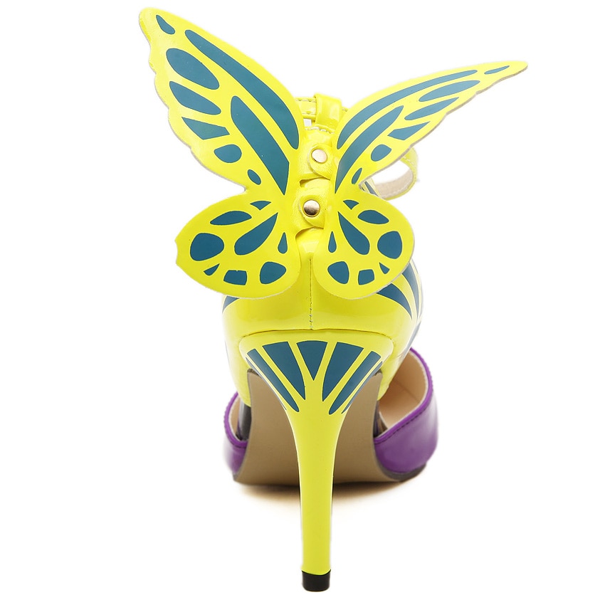 Butterfly Shoes Pointed High Heels Butterfly Shoes Pointed High Heels