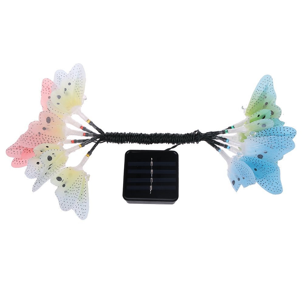 Butterfly Solar Lights 12 LED Bulbs Butterfly Solar Lights 12 LED Bulbs