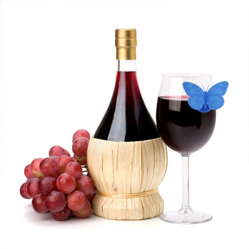 Butterfly Wine Glass Identifiers (6 Pcs)