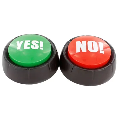 Button Sound Answer No Yes Party Buzzer Buzzers Talking Game Quiz Buttons Record Alarm Show Desktop Contest Desk Prank