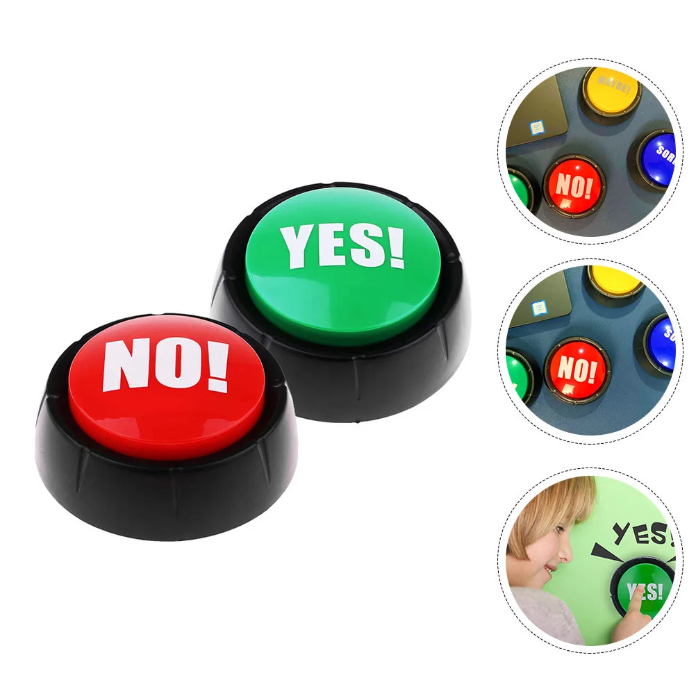 Button Sound Answer No Yes Party Buzzer Buzzers Talking Game Quiz Buttons Record Alarm Show Desktop Contest Desk Prank