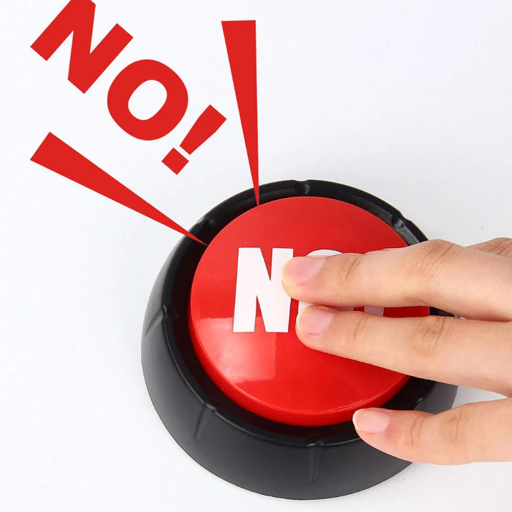 Button Sound Answer No Yes Party Buzzer Buzzers Talking Game Quiz Buttons Record Alarm Show Desktop Contest Desk Prank