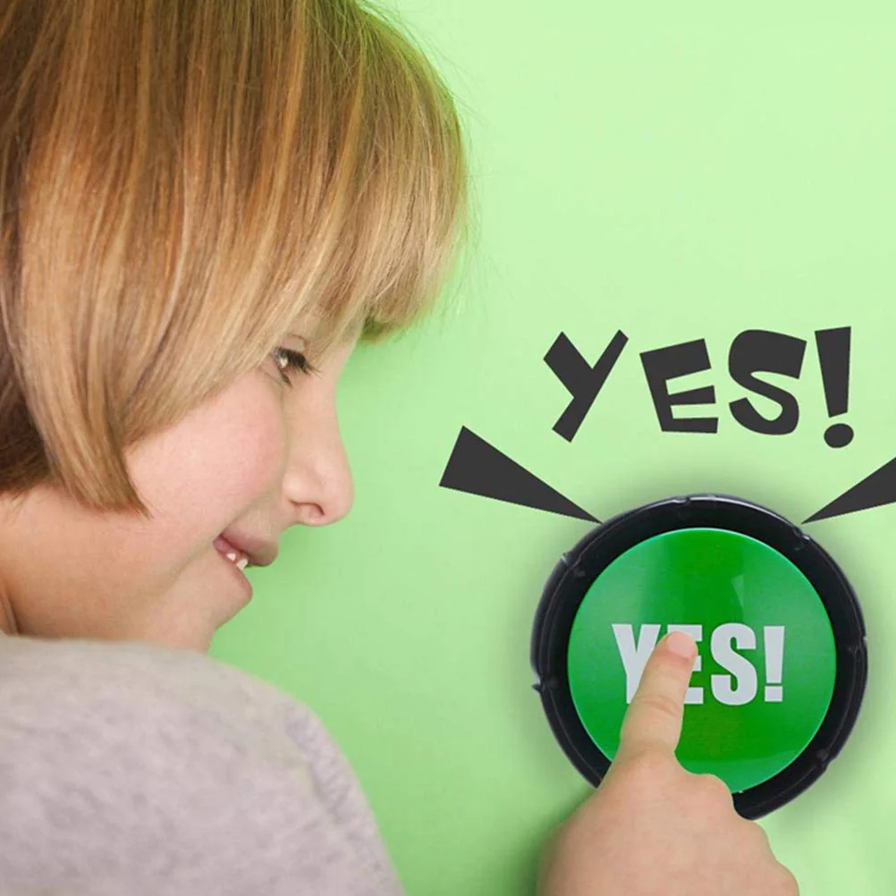 Button Sound Answer No Yes Party Buzzer Buzzers Talking Game Quiz Buttons Record Alarm Show Desktop Contest Desk Prank