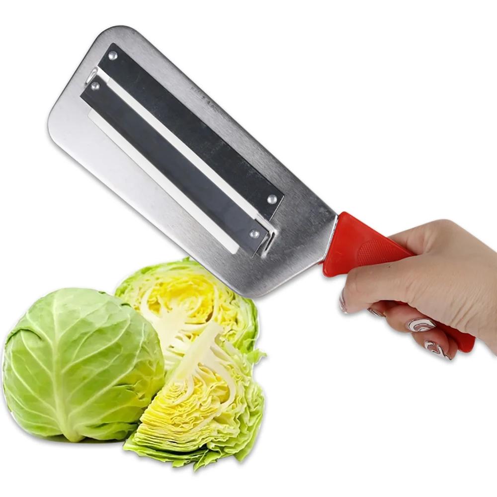 Cabbage Slicer Onion Slicer Knife Double Slice Blade Vegetable Slicer Slicing Kitchen Knife Fish Scale Cleaner Knive