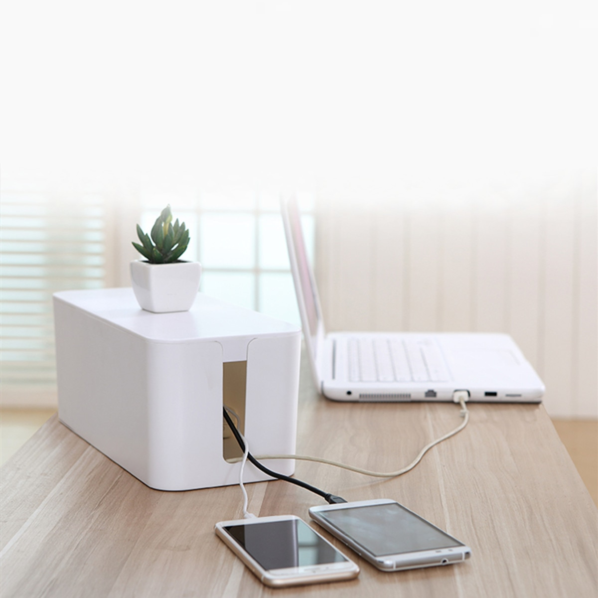 Cable Box Stylish Cord Organizer
