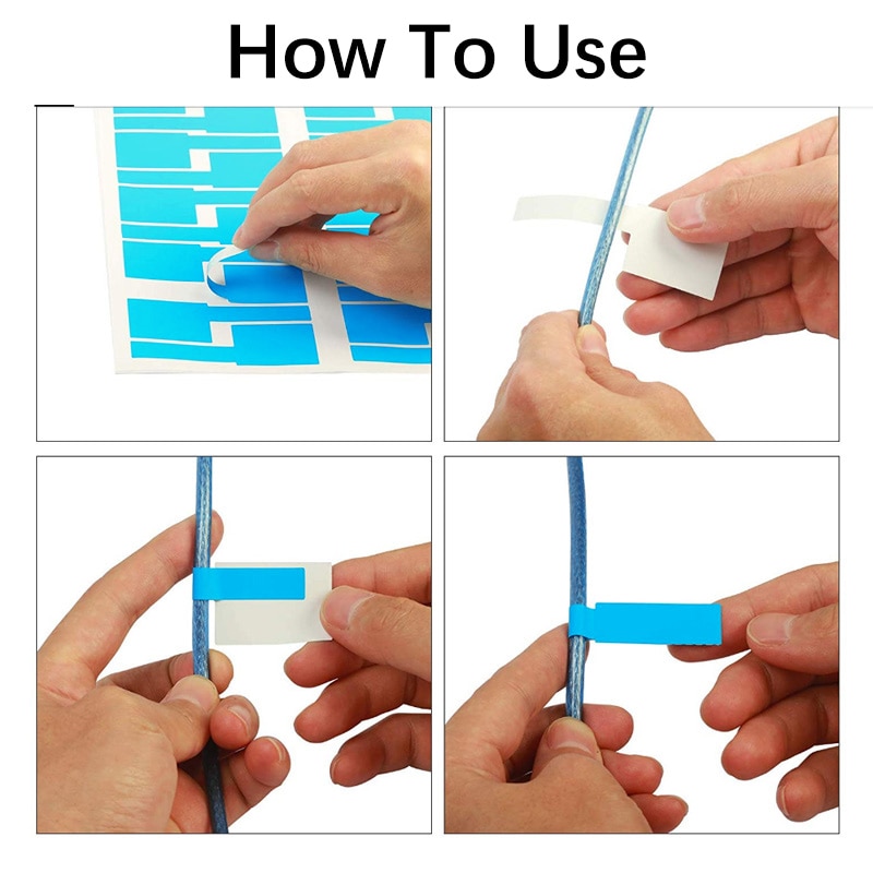 Cable Tags Sticker Labels (750 pcs) Cable Tags Sticker Labels (750 pcs)