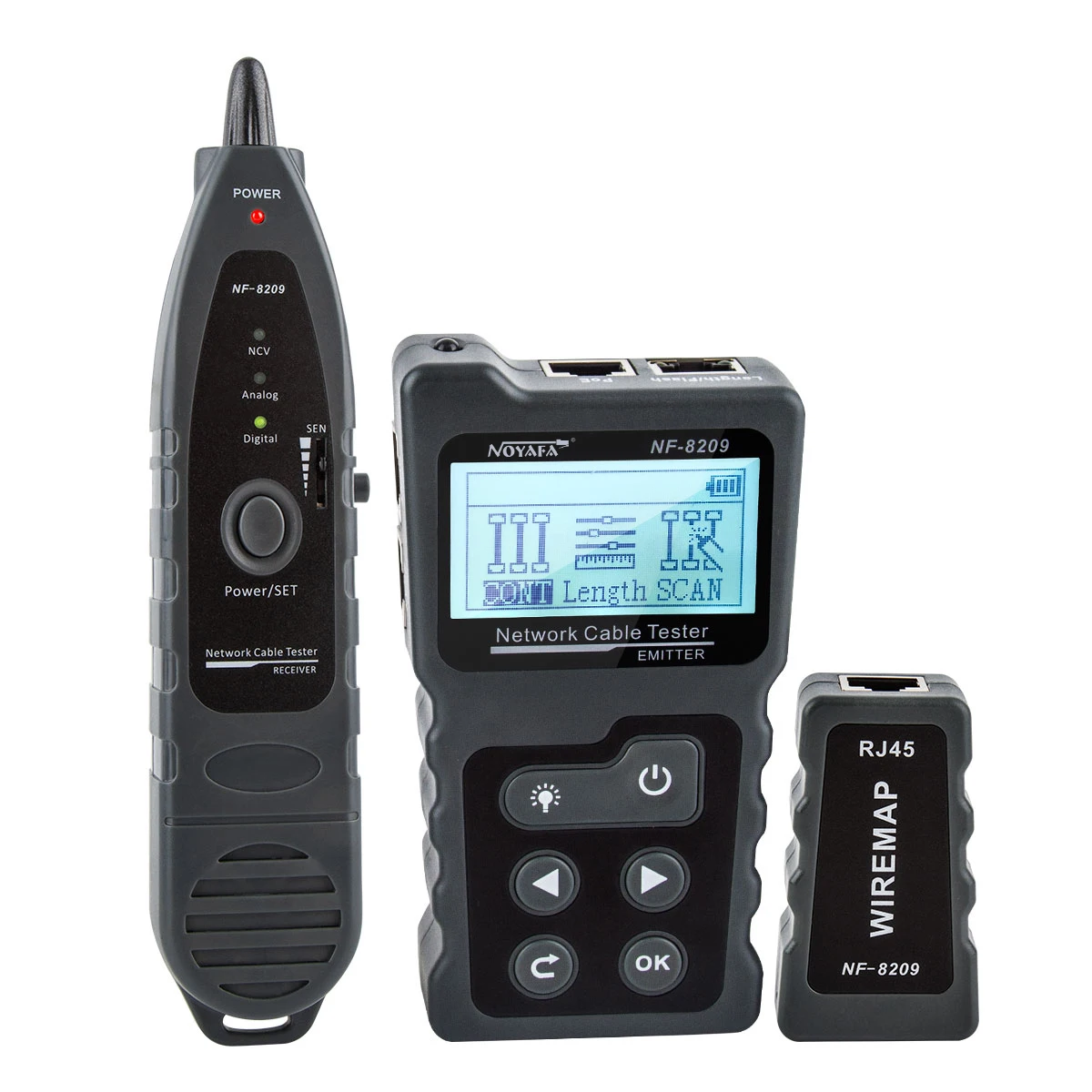 Cable Tracker Lan Display Measure Tester Network Tools LCD Display Measure Length Wiremap Tester with Flashlight Cable Tracker Lan Display Measure Tester Network Tools LCD Display Measure Length Wiremap Tester with Flashlight