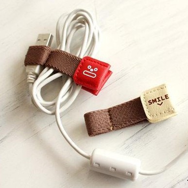 Cable Winders 6PCs Leather Holders Cable Winders 6PCs Leather Holders